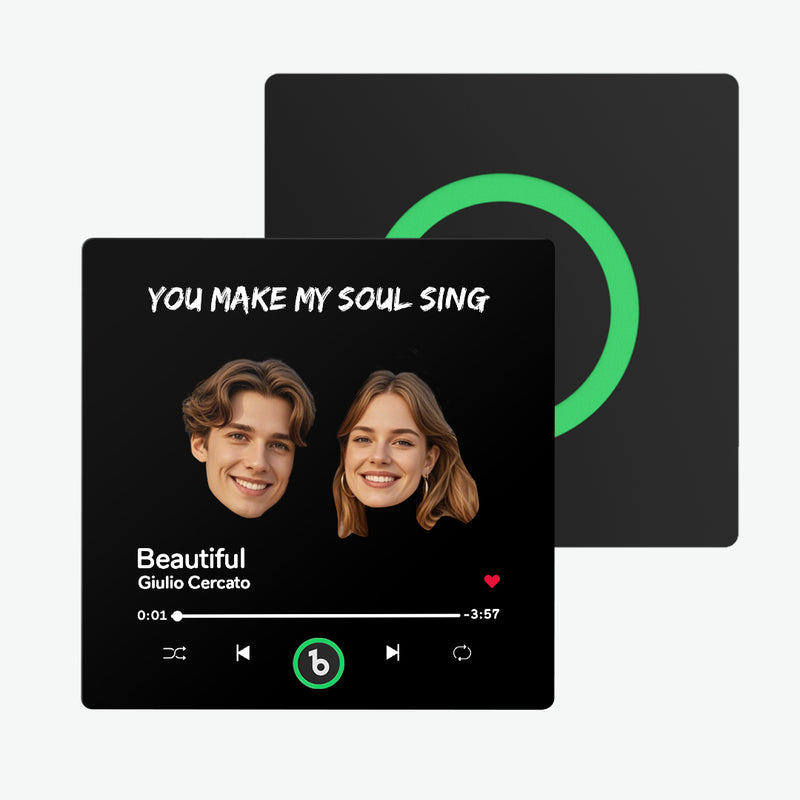 Fridge Magnet Custom Face Text Fridge Magnet Album Fridge Magnet Music Wall Photo Sticker Gift for Couple