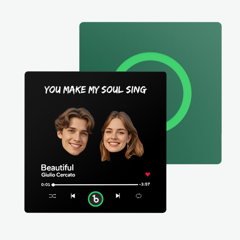 Fridge Magnet Custom Face Text Fridge Magnet Album Fridge Magnet Music Wall Photo Sticker Gift for Couple