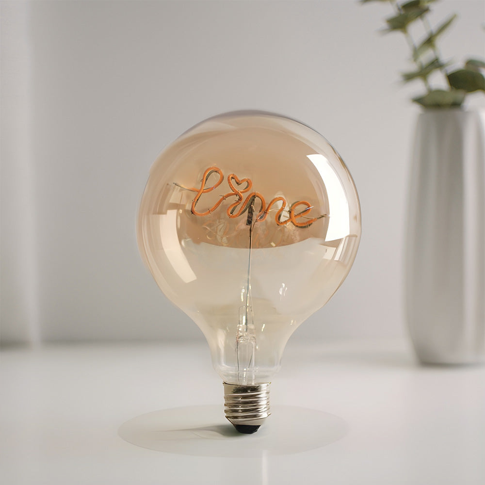 Custom Text Vintage Edison Filament Modeling Lamp Hand Held Base Soft ...