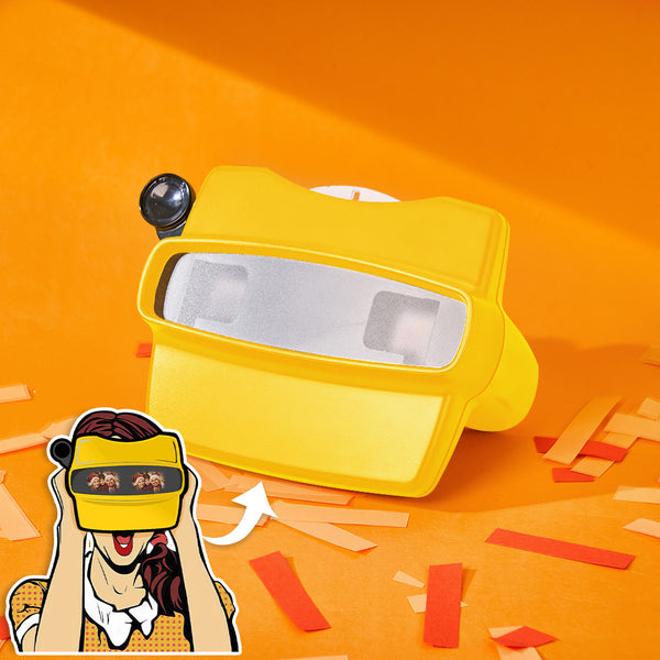 Custom 3D Viewfinder and Reel Personalized Christmas Gifts Text and Photo Viewer with Your Own Photos