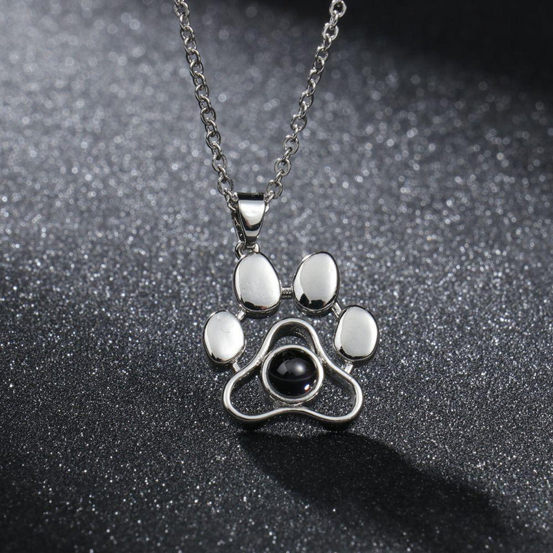 Pet Paw ‎️‍✨-Necklaces-VibeVice™-Silver-Necklace-VibeVice™ - Christmas Gift- Christmas Gift Ideas- Gift Ideas- Valentine's day- Valentine's day gift - Mother's day gift - Father's day gift- Anniversary Gift- Couple Gift- Birthday Gift