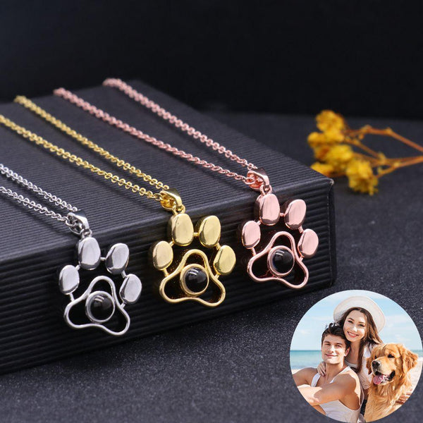 Pet Paw ‎️‍✨-Necklaces-VibeVice™-Rose Gold-Necklace-VibeVice™ - Christmas Gift- Christmas Gift Ideas- Gift Ideas- Valentine's day- Valentine's day gift - Mother's day gift - Father's day gift- Anniversary Gift- Couple Gift- Birthday Gift