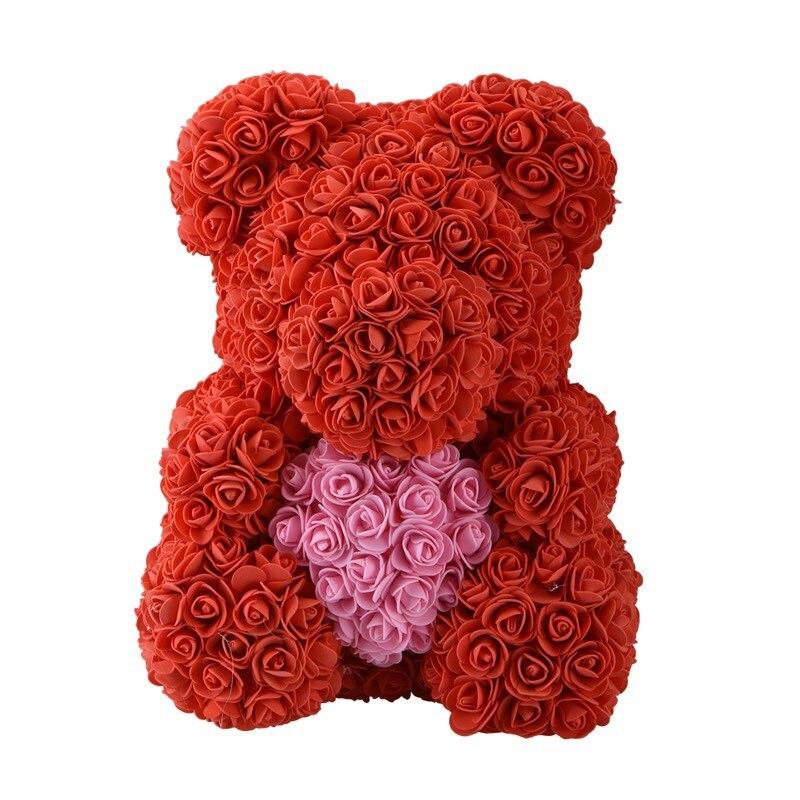 Teddy Rose Bear 🐻-100001826-THE SENSET-Red and Pink-VibeVice™ - Christmas Gift- Christmas Gift Ideas- Gift Ideas- Valentine's day- Valentine's day gift - Mother's day gift - Father's day gift- Anniversary Gift- Couple Gift- Birthday Gift